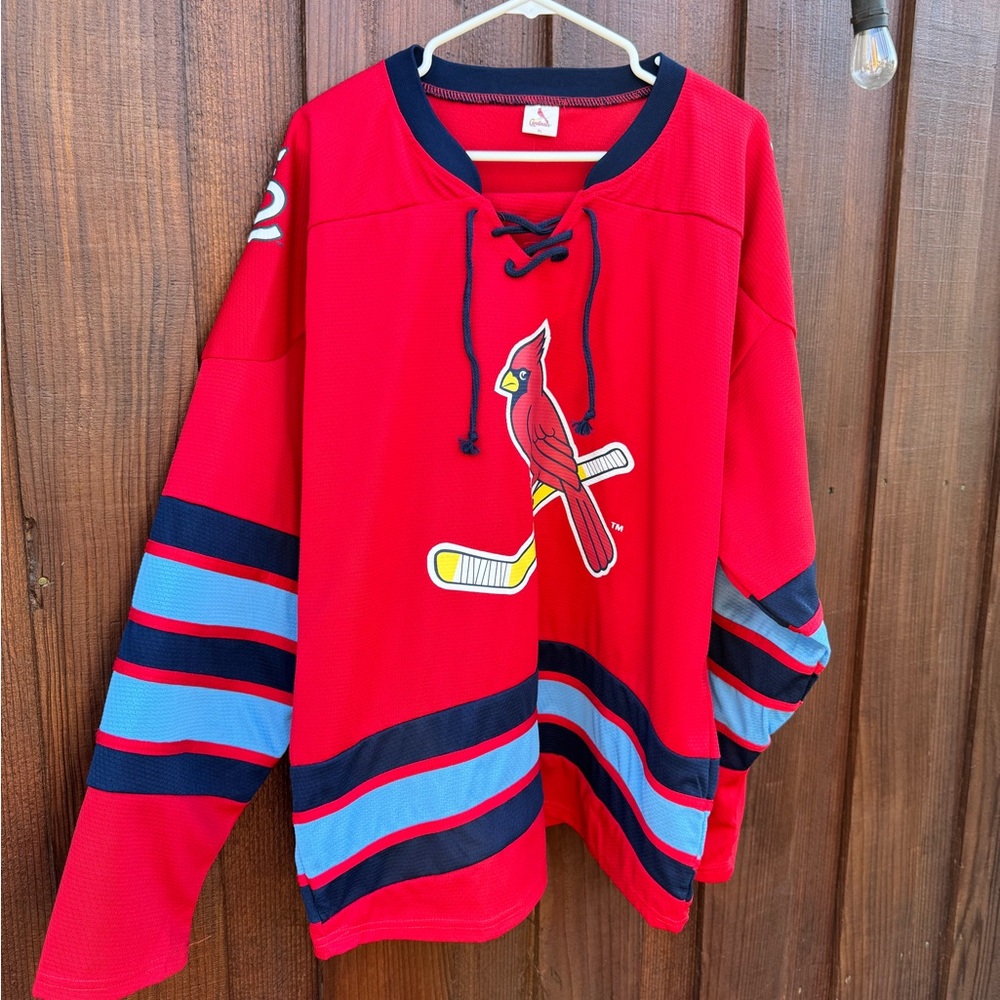 St. Louis Cardinals Hockey Jersey XL